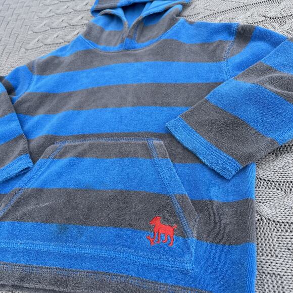 Mini Boden Hooded Toweling Top ~ 5/6 - Picture 3 of 11